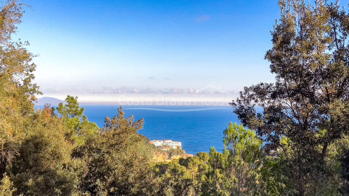 Terreny amb vista mar en venda a Begur La Borna