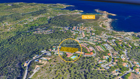 Terreno con vista mar en venta en Begur La Borna