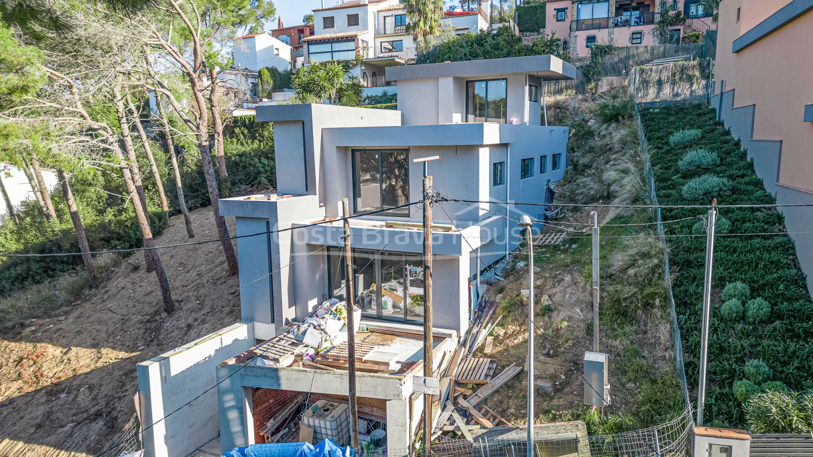 Elegante casa en construcción en Begur, Costa Brava