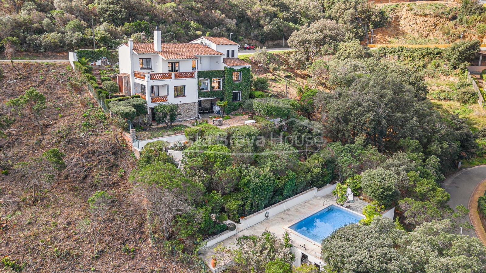 Maison à Sa Riera, Begur | Vue sur la Mer et Piscine