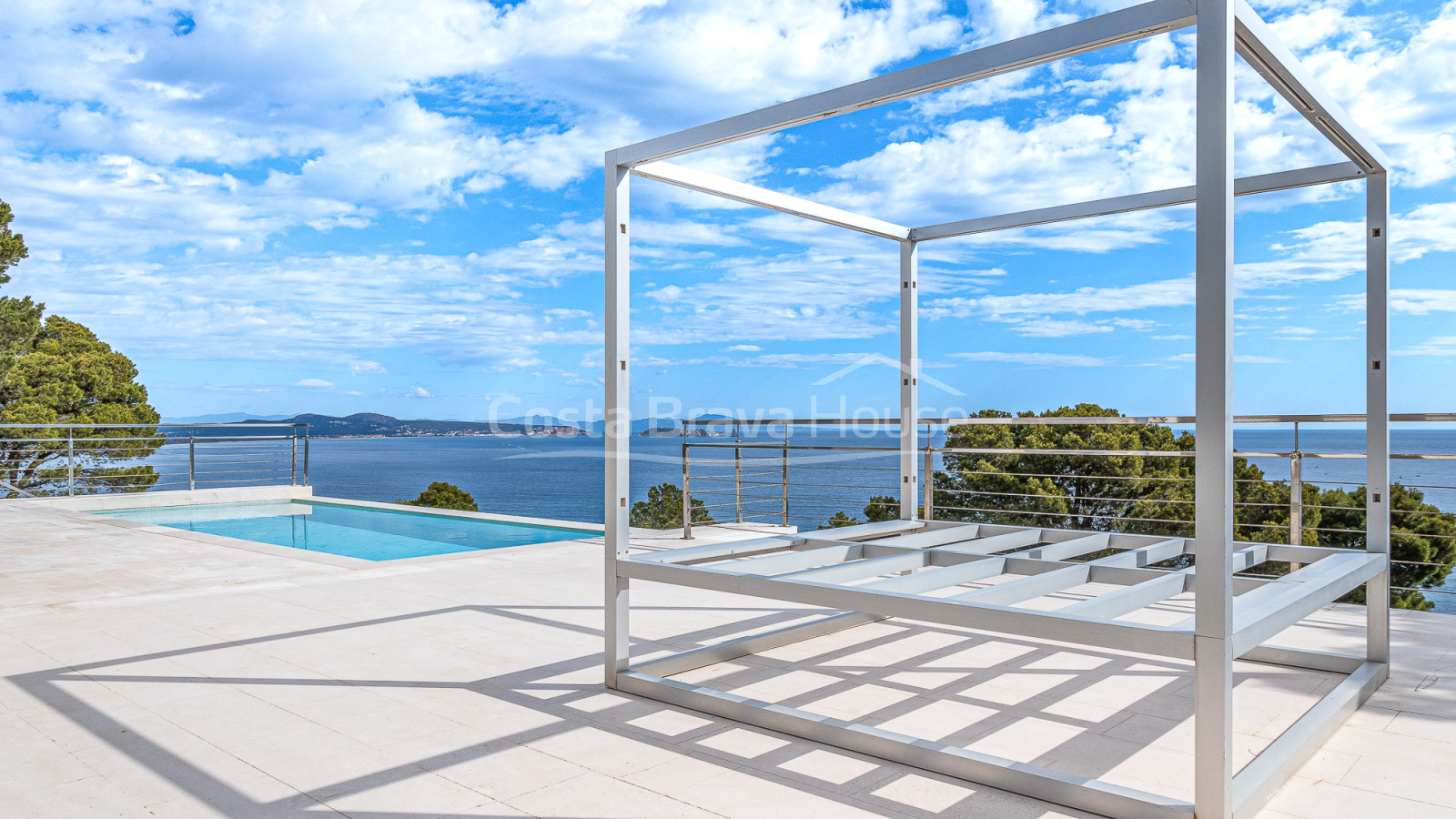 Contemporary villa in Begur with sea views and pool