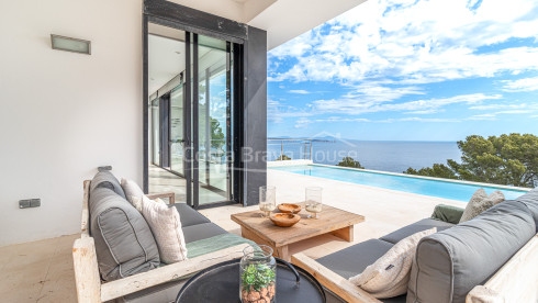 Contemporary villa in Begur with sea views and pool
