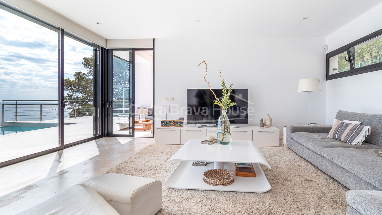 Contemporary villa in Begur with sea views and pool