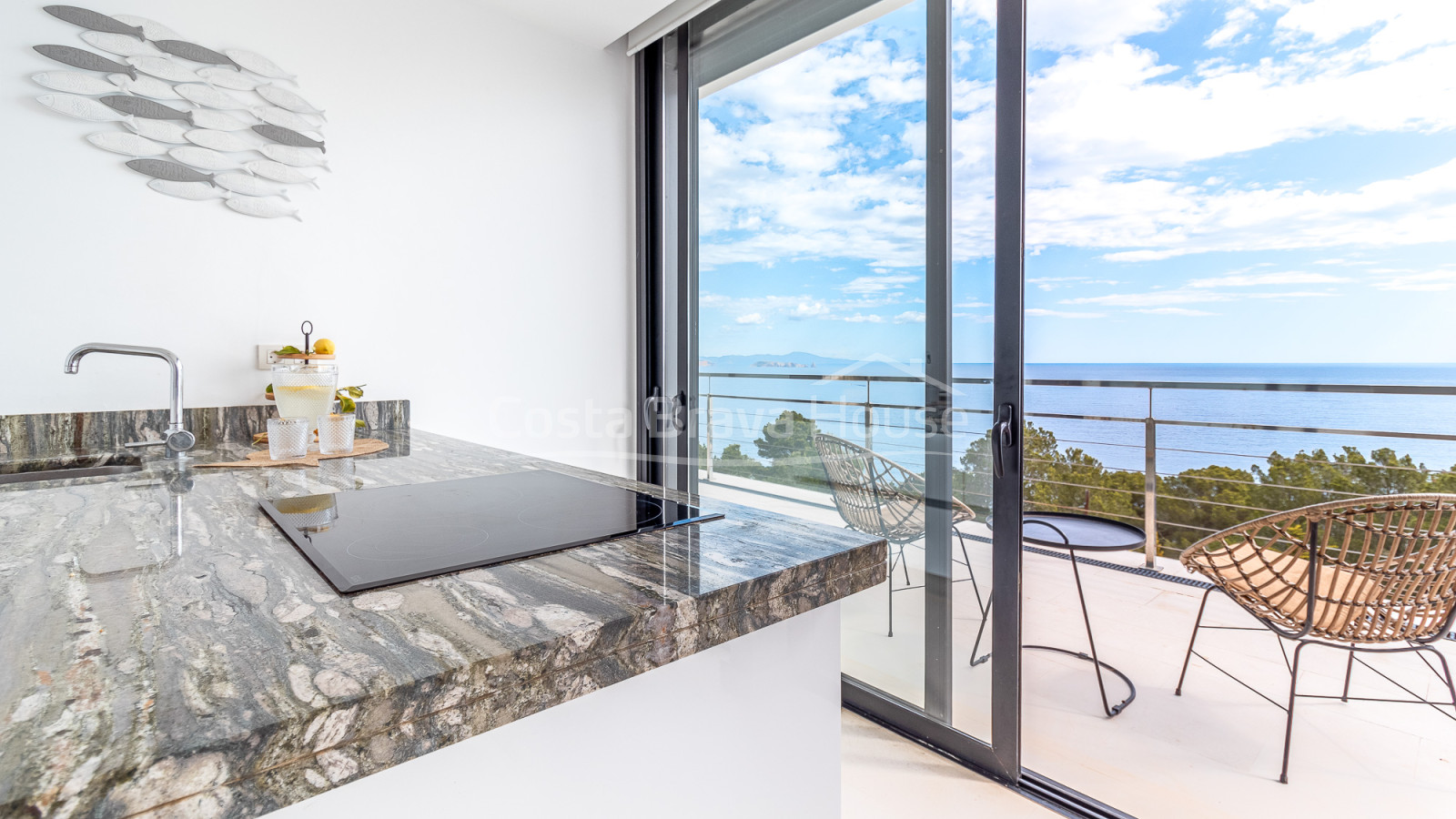 Contemporary villa in Begur with sea views and pool