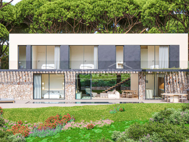 Villa de luxe en venda a Aigua Xelida, Tamariu: disseny modern, piscina privada i vistes naturals