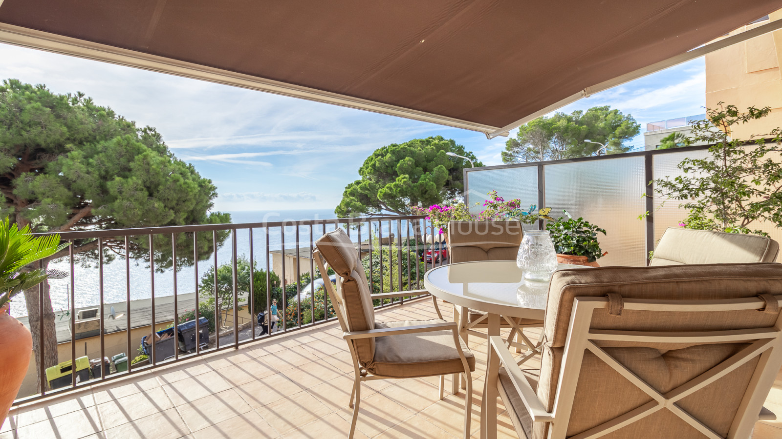 Duplexwoning met zeezicht in Llafranc, Costa Brava.