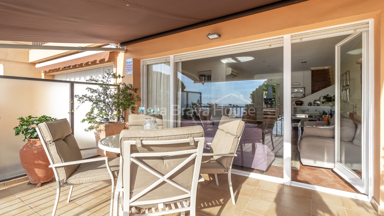 Duplexwoning met zeezicht in Llafranc, Costa Brava.