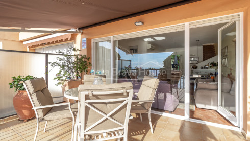 Duplexwoning met zeezicht in Llafranc, Costa Brava.