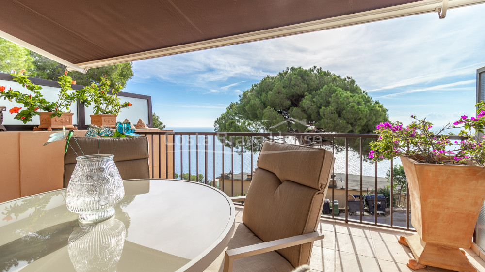Duplexwoning met zeezicht in Llafranc, Costa Brava.