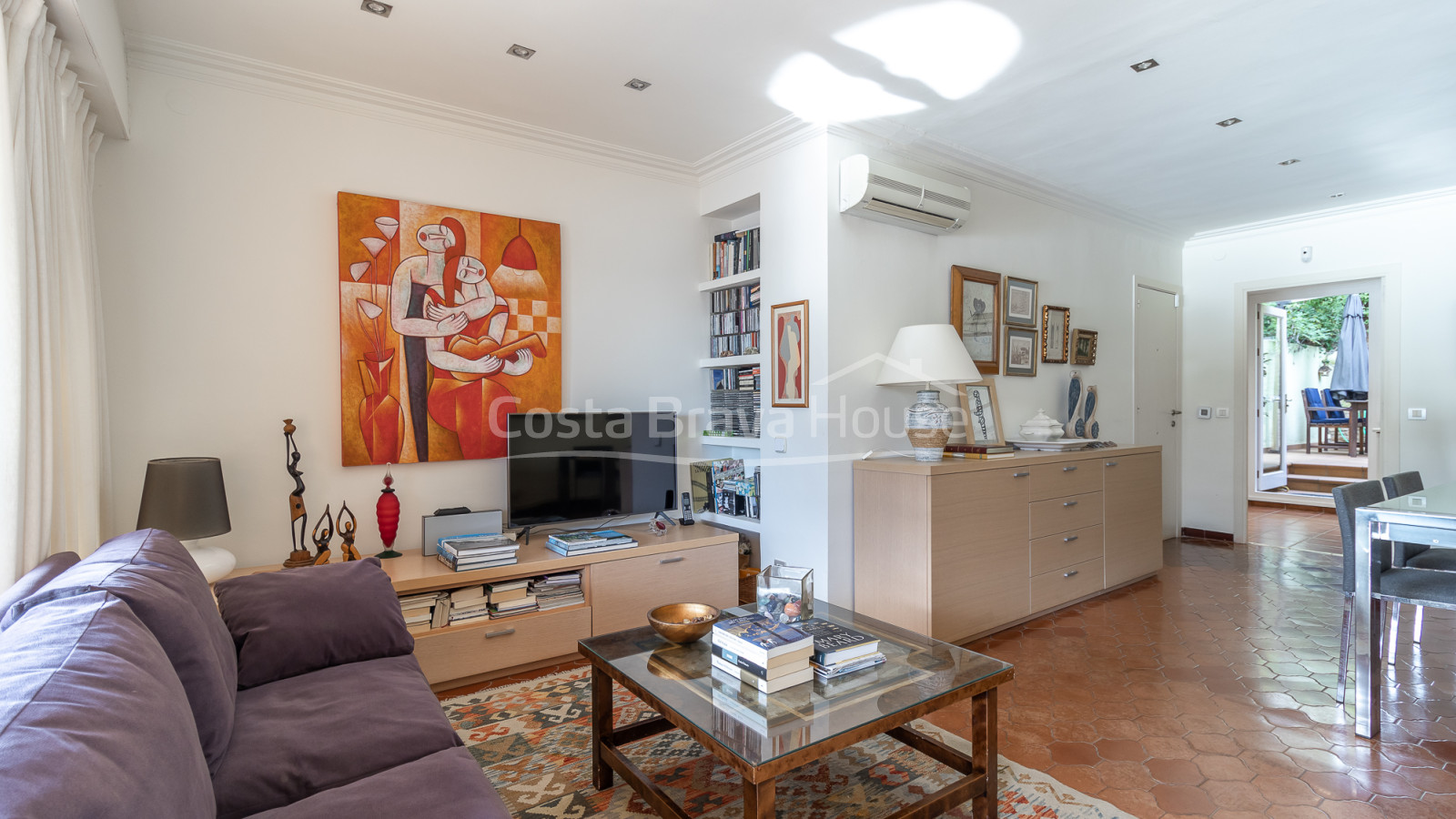 Duplexwoning met zeezicht in Llafranc, Costa Brava.