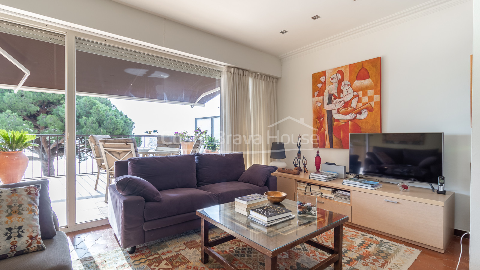 Duplexwoning met zeezicht in Llafranc, Costa Brava.