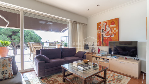 Duplexwoning met zeezicht in Llafranc, Costa Brava.