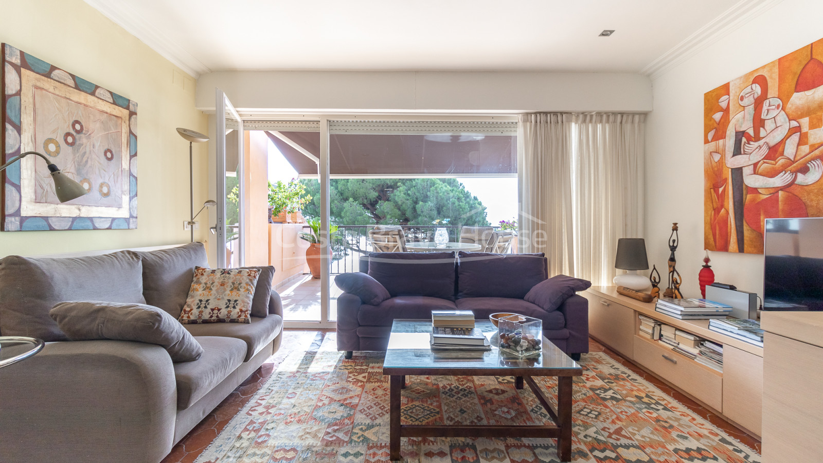 Duplexwoning met zeezicht in Llafranc, Costa Brava.