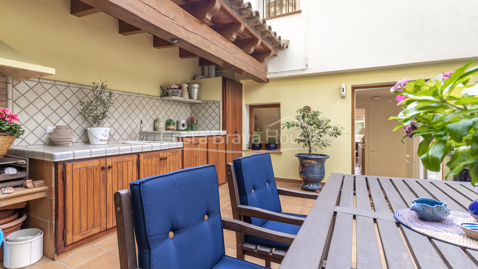 Duplexwoning met zeezicht in Llafranc, Costa Brava.