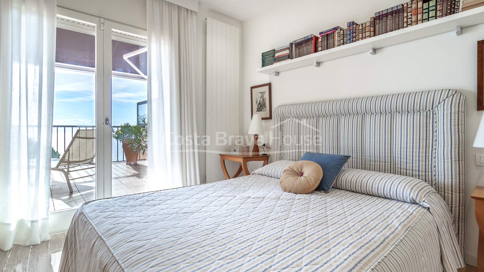 Duplexwoning met zeezicht in Llafranc, Costa Brava.