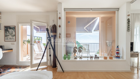 Duplexwoning met zeezicht in Llafranc, Costa Brava.