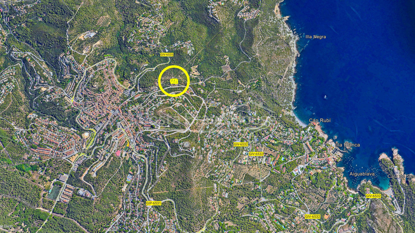 Bebouwbaar perceel te koop in Begur, Costa Brava
