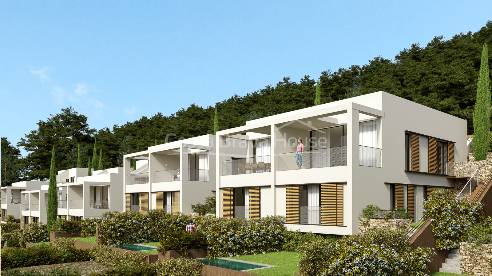 New construction luxury house with garden and pool in Begur