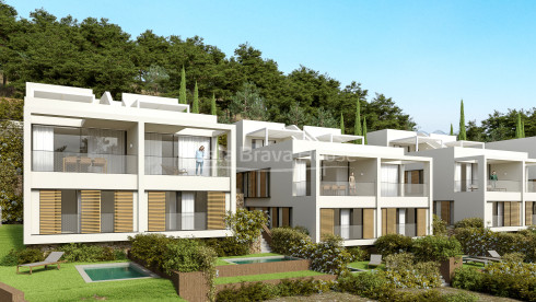 Casa de lujo de obra nueva con jardin y piscina en Begur
