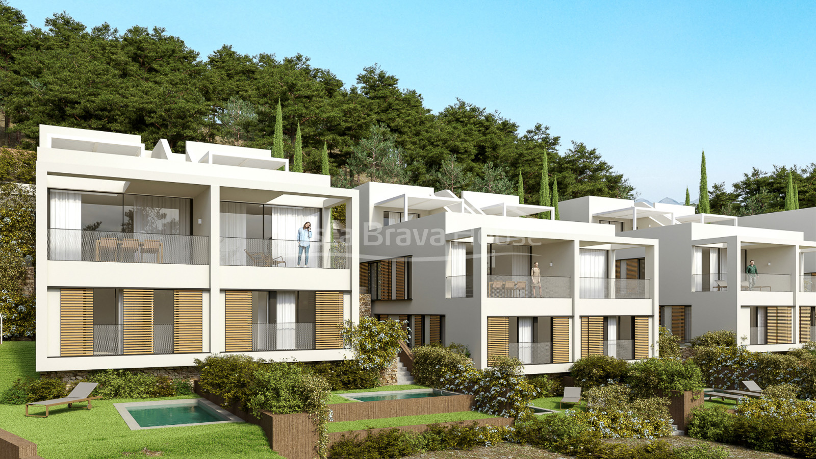 New construction luxury house with garden and pool in Begur