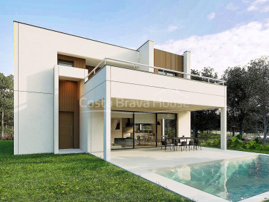 Propriété neuve de luxe à Calella de Palafrugell, proche de la mer avec piscine privée