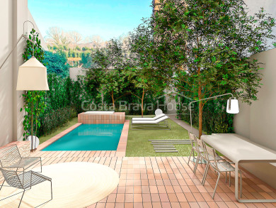 Village house for sale to renovate, with garden and project in Gualta's historic center, Baix Empordà