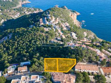 Parcel.la exclusiva en venda a Begur La Borna per a una casa de luxe amb vistes al mar