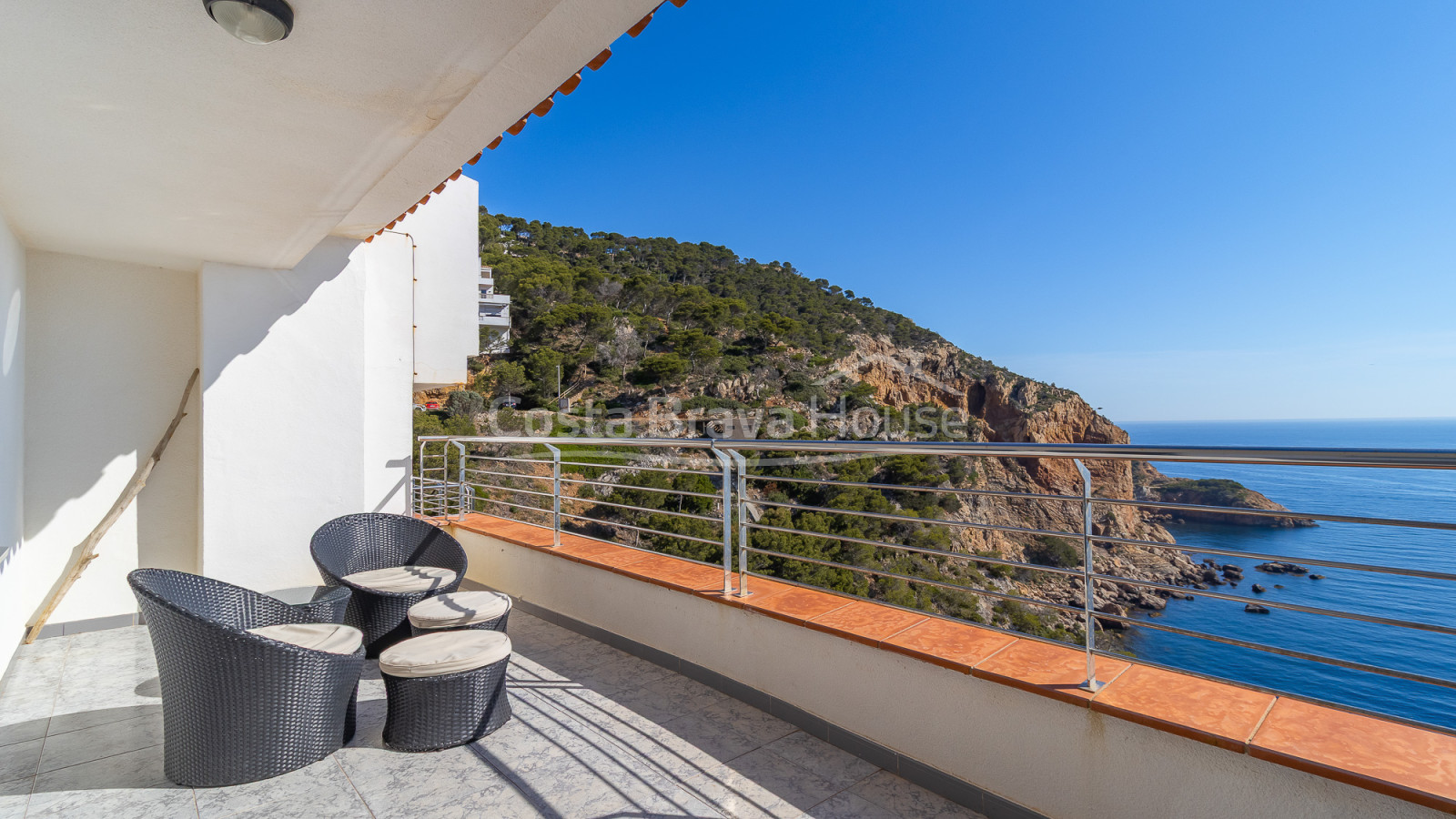 Exclusief appartement met zeezicht in La Borna, Begur