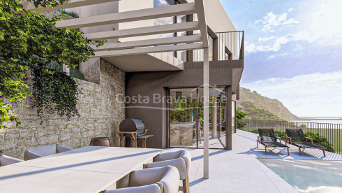 Villa neuve à vendre avec piscine à Sa Riera