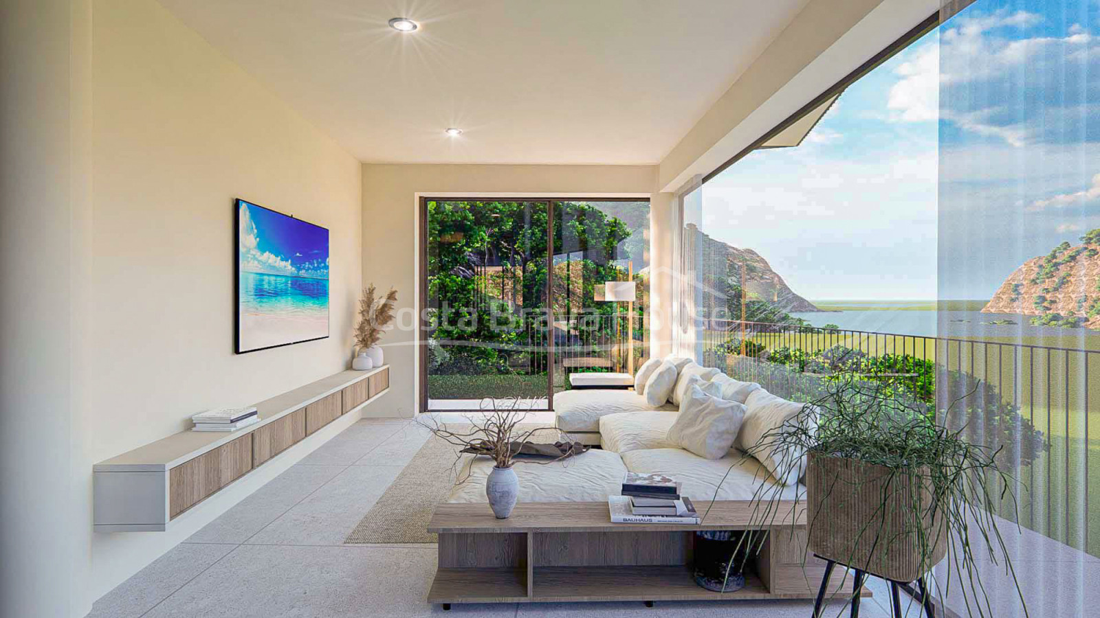 Villa neuve à vendre avec piscine à Sa Riera