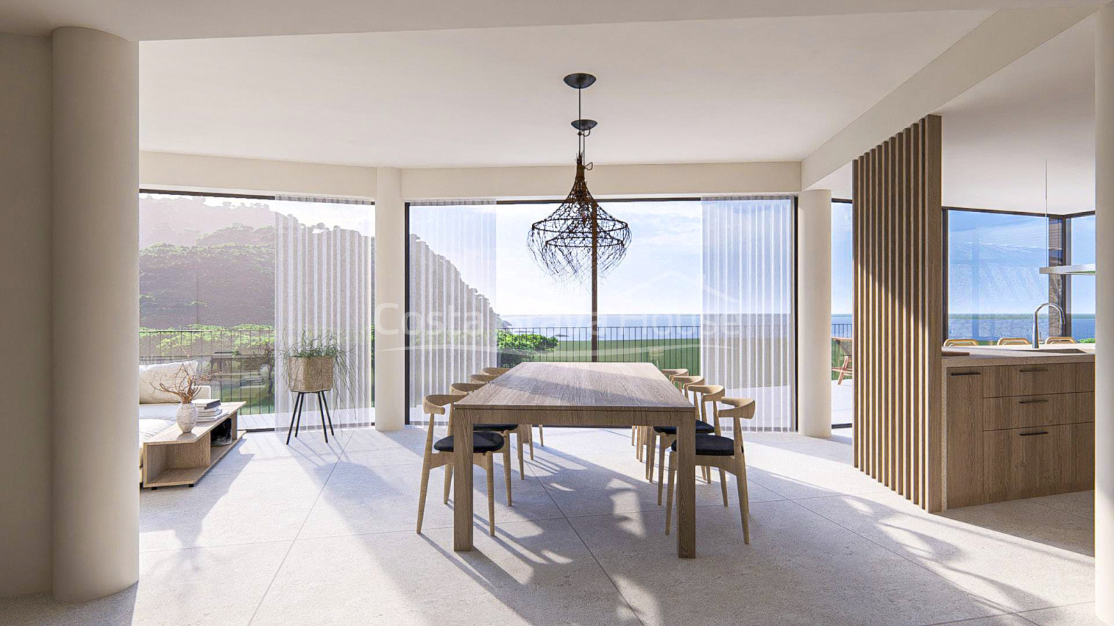 Villa neuve à vendre avec piscine à Sa Riera