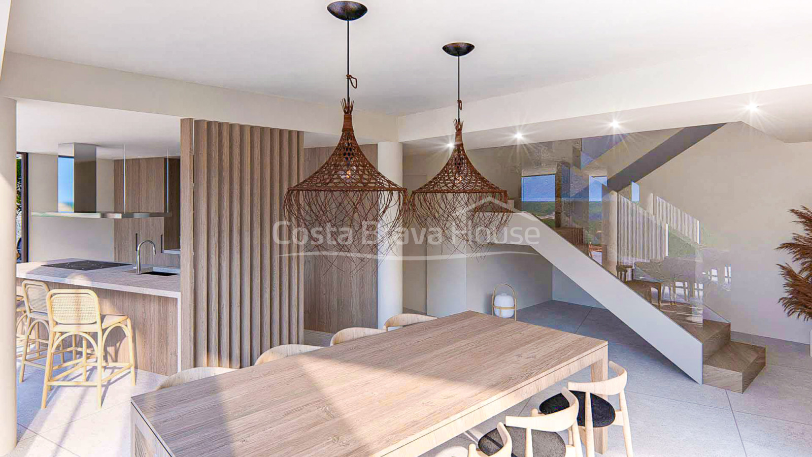 Villa neuve à vendre avec piscine à Sa Riera