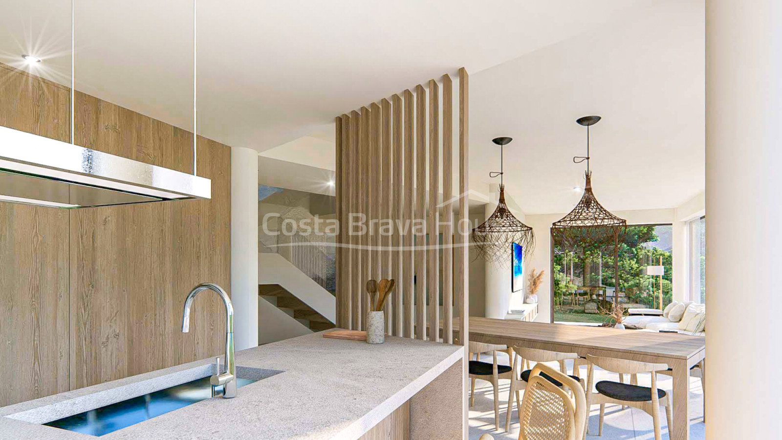 Villa neuve à vendre avec piscine à Sa Riera