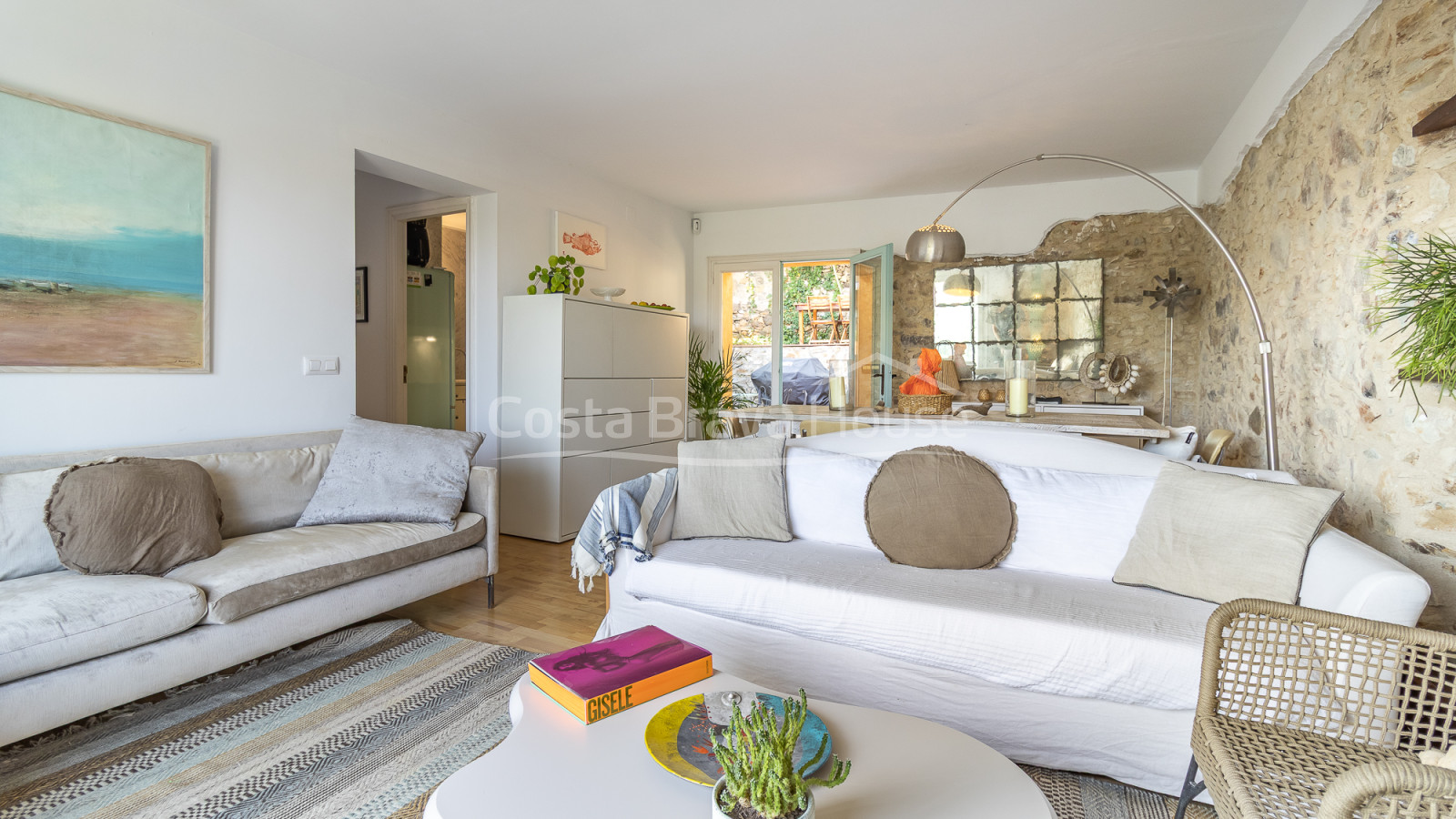 House in Begur with views of the castle
