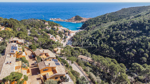 Maison mitoyenne avec vue sur la mer à Sa Tuna, Begur