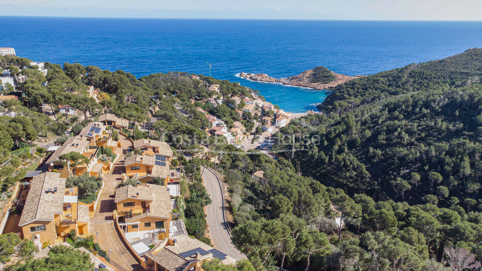 Maison mitoyenne avec vue sur la mer à Sa Tuna, Begur