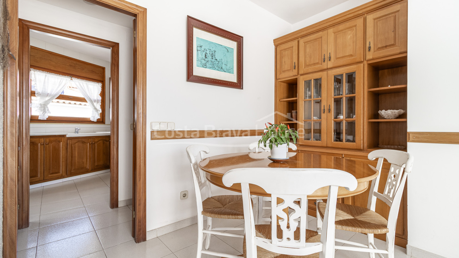 Maison à côté de la plage de Port Bo avec vue sur la mer