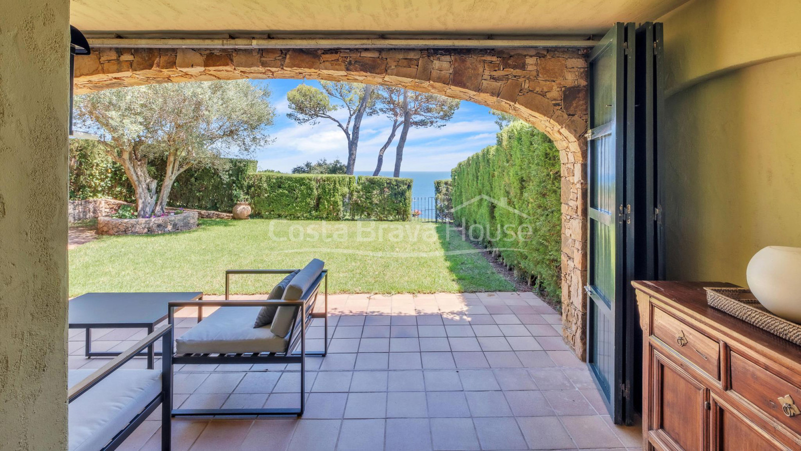 Casa con vistas al mar en complejo exclusivo de Llafranc