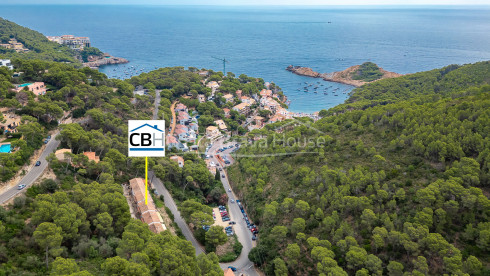 Duplex met zeezicht en terrassen in Sa Tuna, Begur