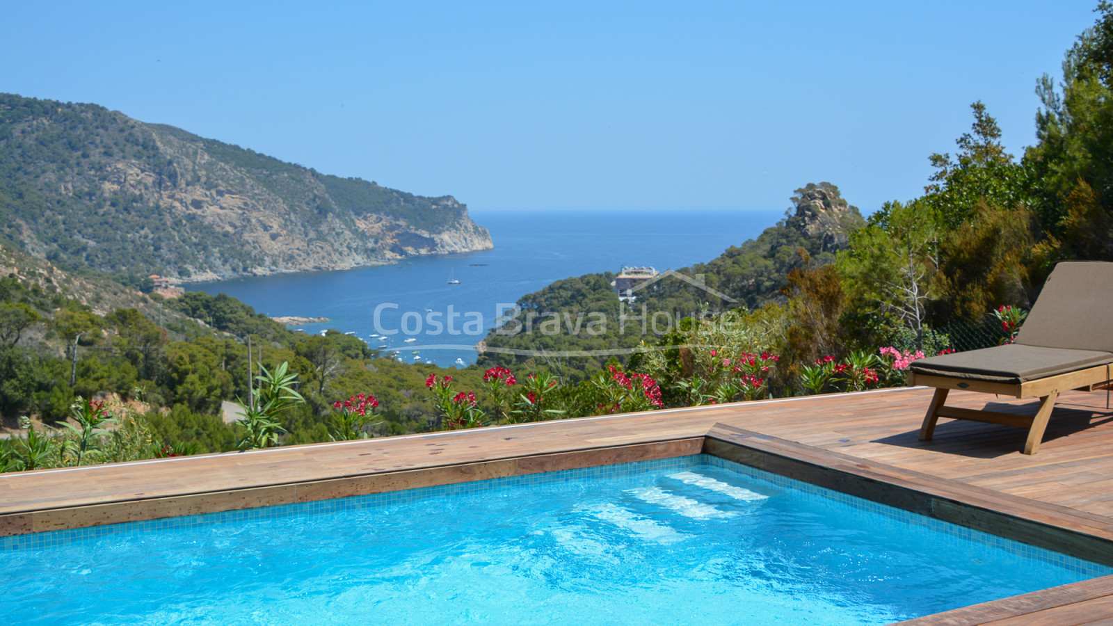 Villa vistas mar Begur Aiguablava licencia turística