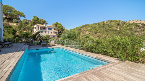 Villa vistas mar Begur Aiguablava licencia turística