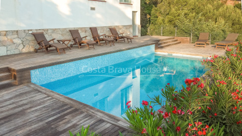 Villa vistas mar Begur Aiguablava licencia turística