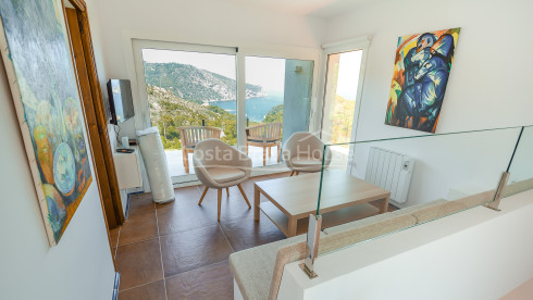Villa vistas mar Begur Aiguablava licencia turística