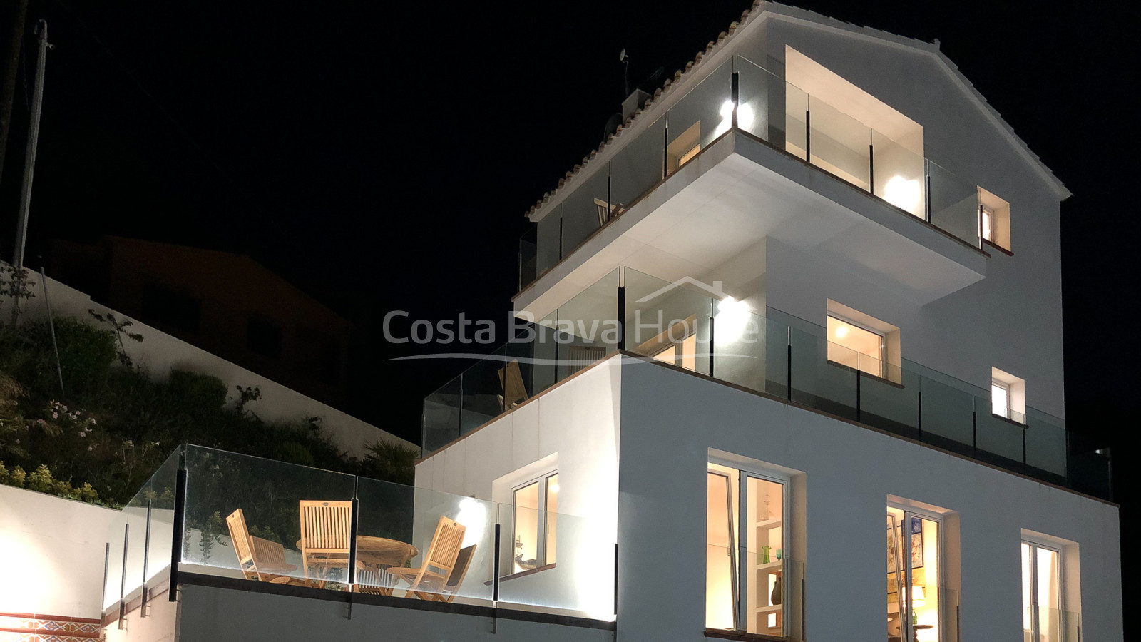 Villa vistas mar Begur Aiguablava licencia turística