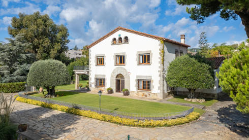 Maison de maître méditerranéenne à vendre à Sant Andreu de Llavaneres