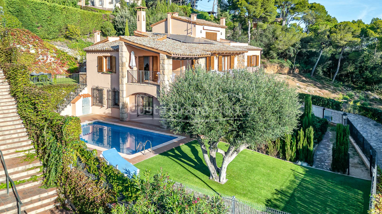 Villa à Llafranc avec vue sur la mer et piscine privée