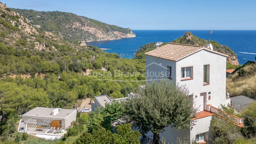 Villa vistas mar Begur Aiguablava licencia turística