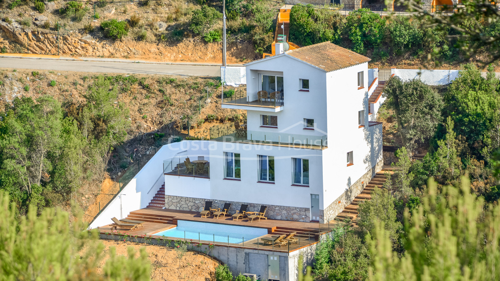 Villa met zeezicht in Begur Aiguablava met toeristische vergunning