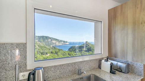 Villa vistes mar Begur Aiguablava llicència turística