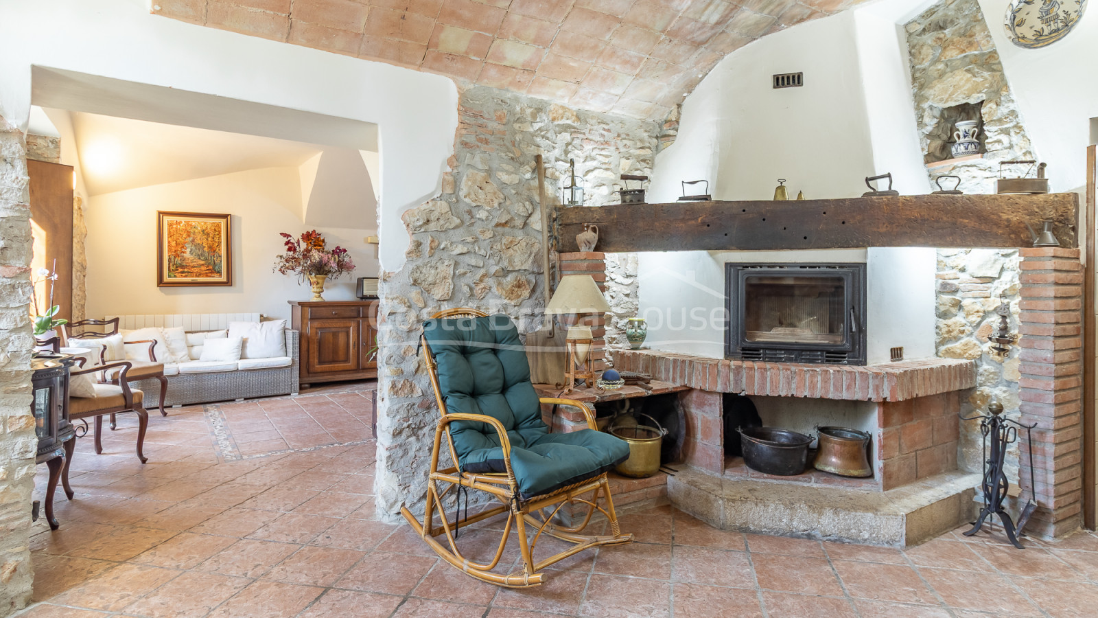 mas à vendre à Esclanyà Begur avec jardin et appartement